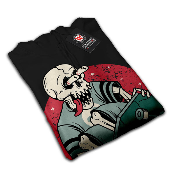 Insane Skeleton Ride Mens Hoodie