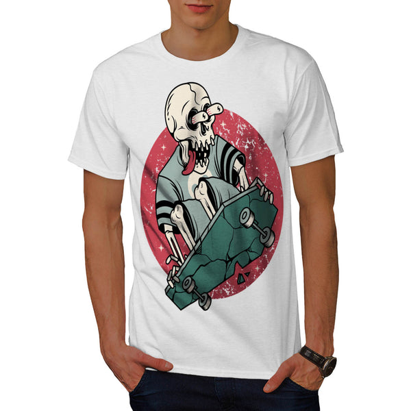 Insane Skeleton Ride Mens T-Shirt