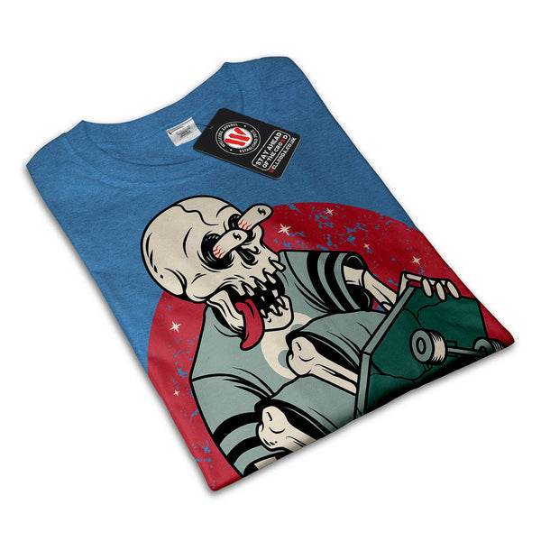 Insane Skeleton Ride Mens T-Shirt