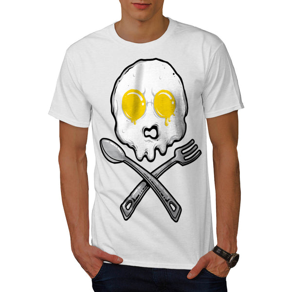 Omelette Skeleton Mens T-Shirt