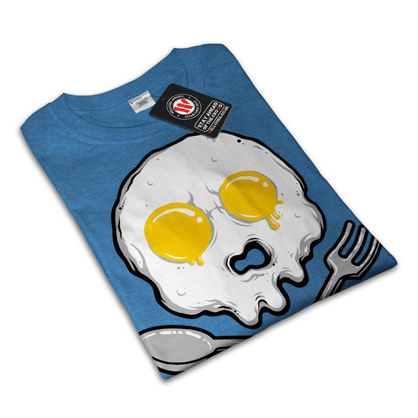 Omelette Skeleton Mens T-Shirt