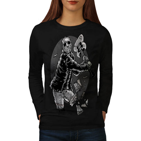Killer Music Maniac Womens Long Sleeve T-Shirt