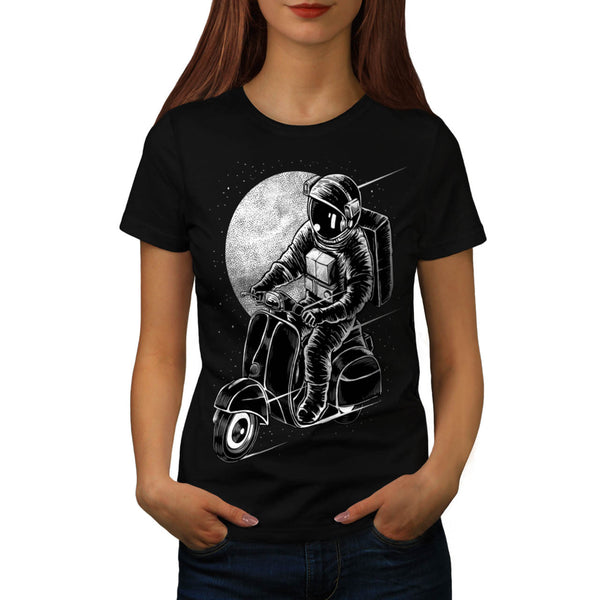 Astronaut Driving Womens T-Shirt