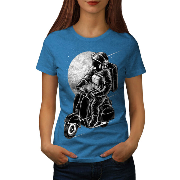 Astronaut Driving Womens T-Shirt