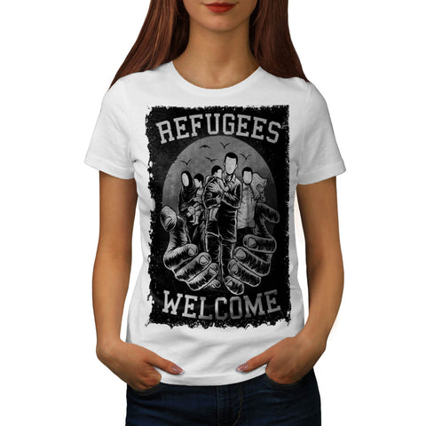 Refugees Welcome Womens T-Shirt
