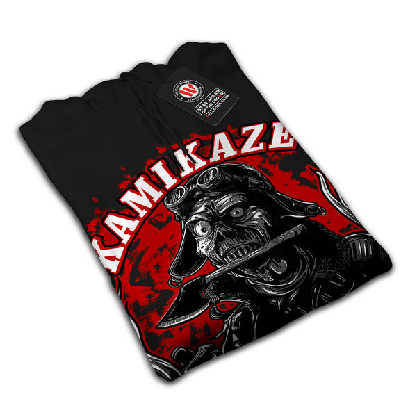 Kamikaze Zombie Man Womens Hoodie
