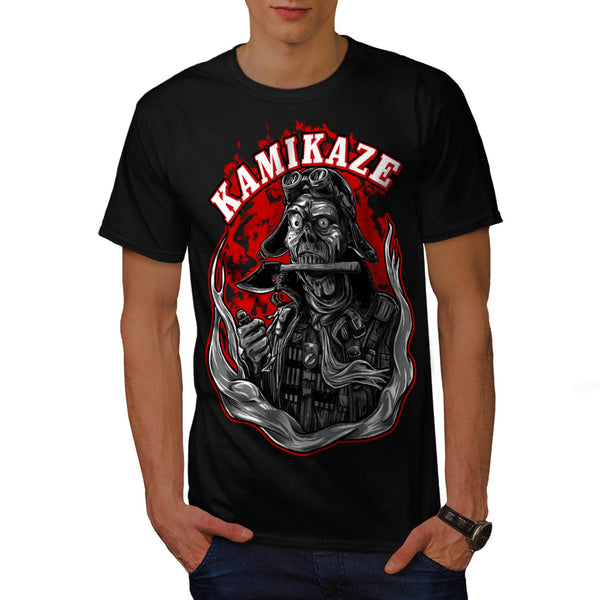 Kamikaze Zombie Man Mens T-Shirt