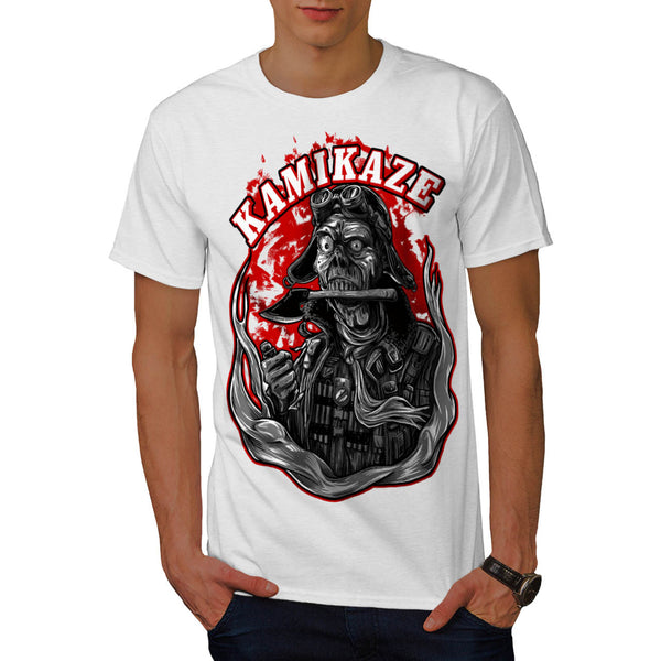 Kamikaze Zombie Man Mens T-Shirt