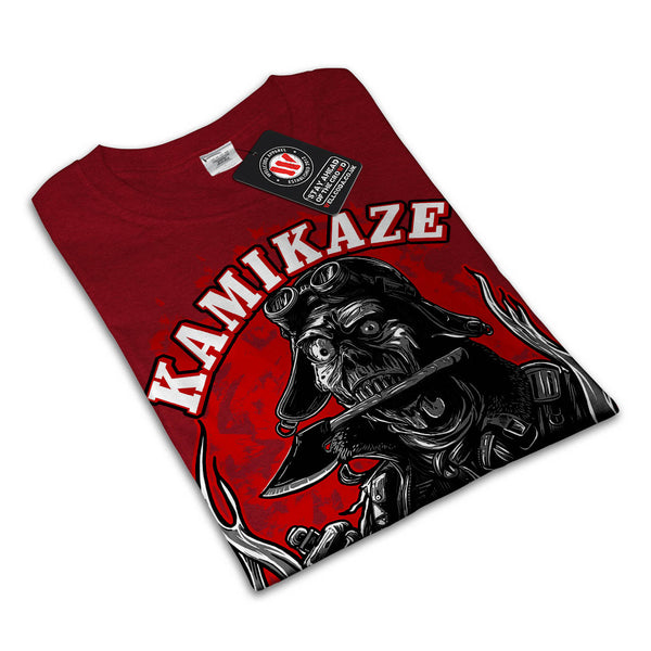 Kamikaze Zombie Man Womens T-Shirt