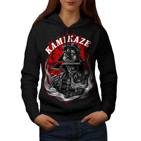 Kamikaze Zombie Man Womens Hoodie