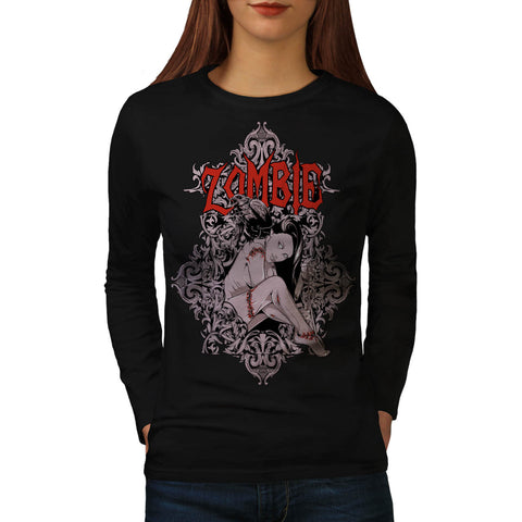 Zombie Women Victim Womens Long Sleeve T-Shirt