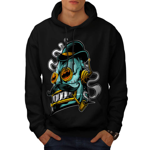 Robot Dapper Gent Mens Hoodie