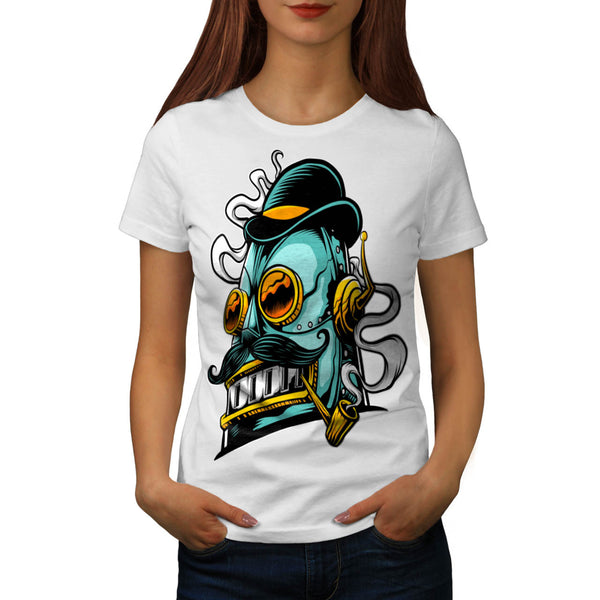 Robot Dapper Gent Womens T-Shirt