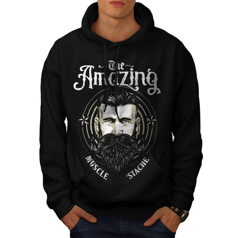 Muscle Moustache Mens Hoodie