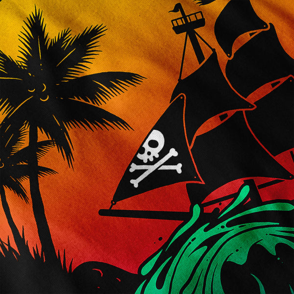 Pirate Ship Storm Womens Long Sleeve T-Shirt