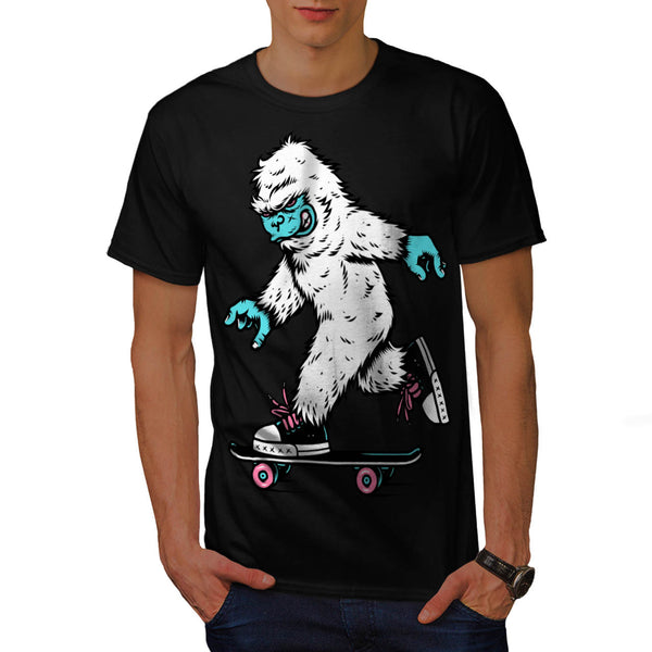 Monster Skateboard Mens T-Shirt