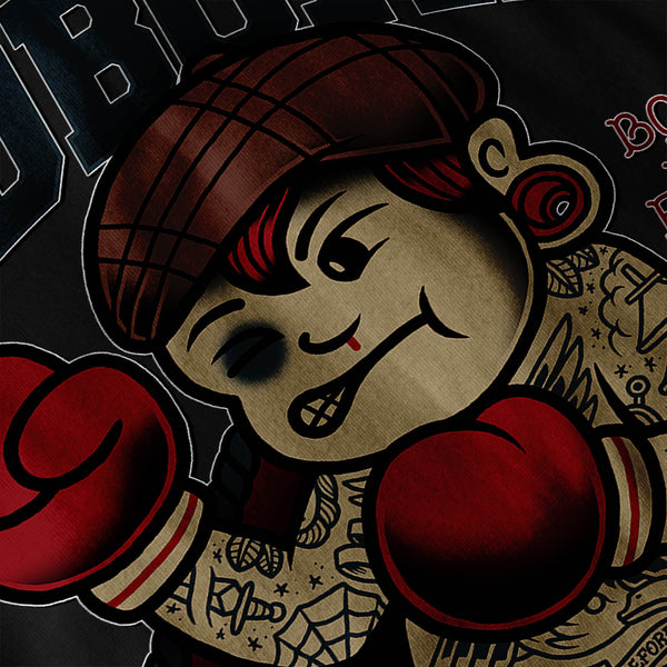 Kid Kick Boxer Funny Mens Long Sleeve T-Shirt
