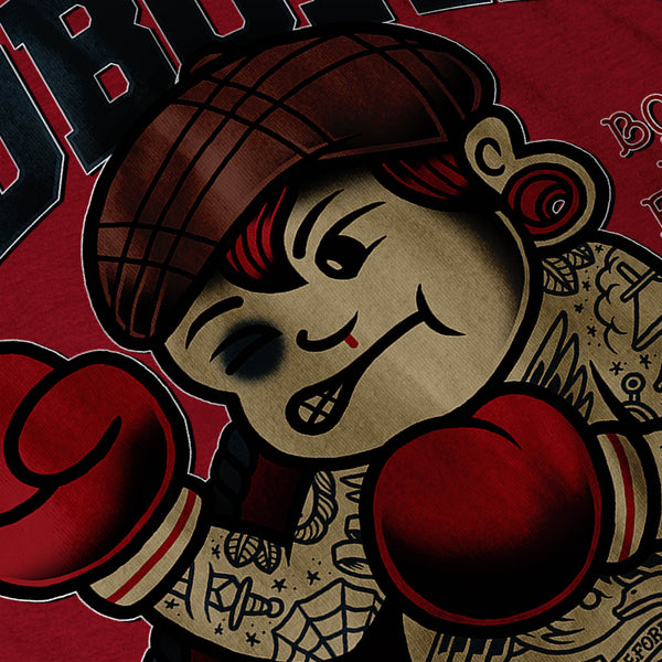 Kid Kick Boxer Funny Womens T-Shirt