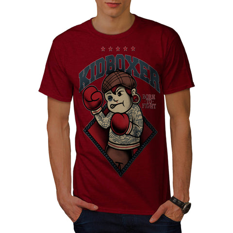 Kid Kick Boxer Funny Mens T-Shirt