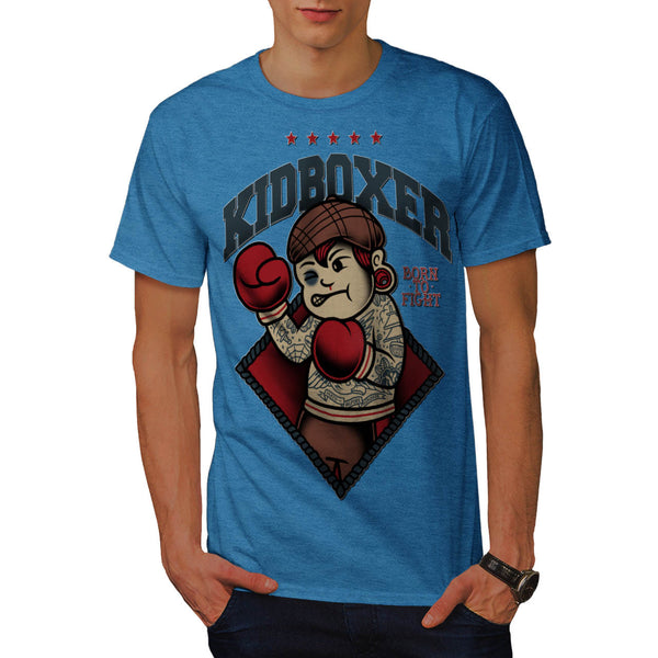 Kid Kick Boxer Funny Mens T-Shirt