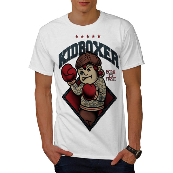Kid Kick Boxer Funny Mens T-Shirt