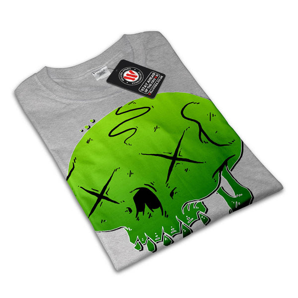 Wild Monster Skull Womens T-Shirt