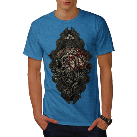 Monster Skull Brain Mens T-Shirt