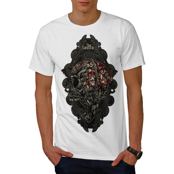 Monster Skull Brain Mens T-Shirt