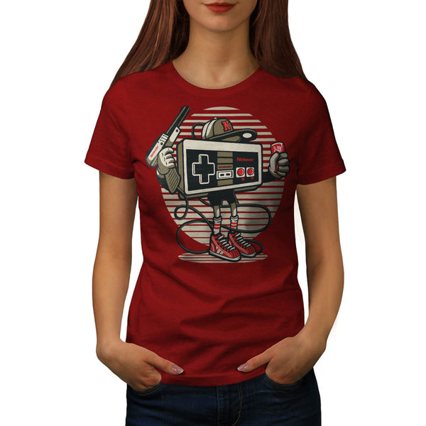 Nintendo Retro Game Womens T-Shirt