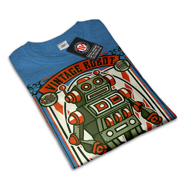 Vintage Robot Toy Womens T-Shirt