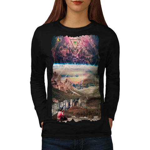 Illuminati Secret Womens Long Sleeve T-Shirt
