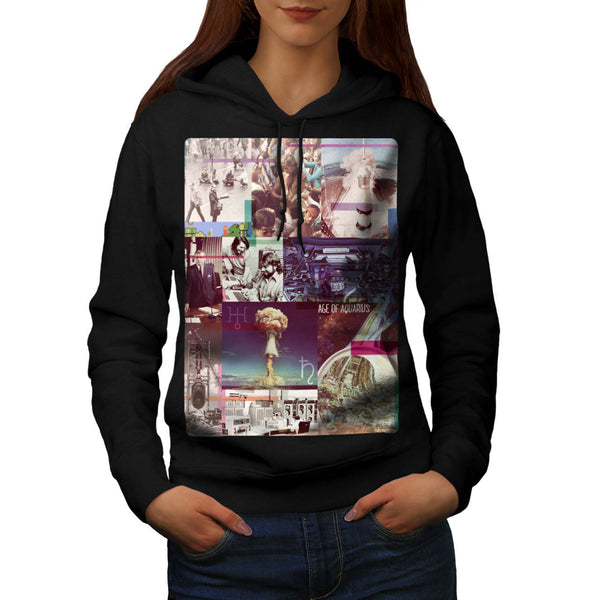 Age Of Aquarius Sign Womens Hoodie