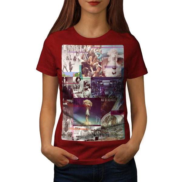 Age Of Aquarius Sign Womens T-Shirt