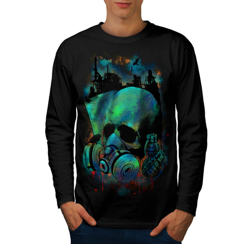 Nuclear Waste Land Mens Long Sleeve T-Shirt