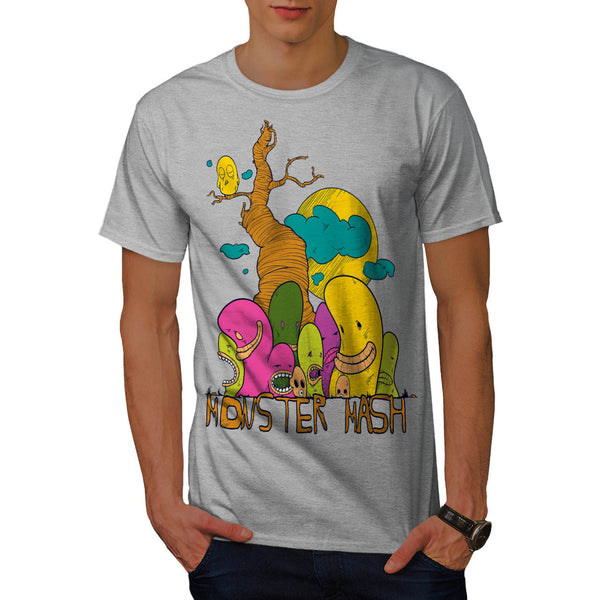 Monster Mash World Mens T-Shirt