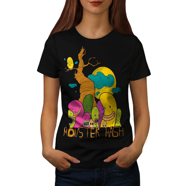 Monster Mash World Womens T-Shirt