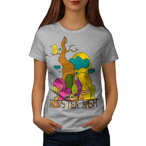 Monster Mash World Womens T-Shirt