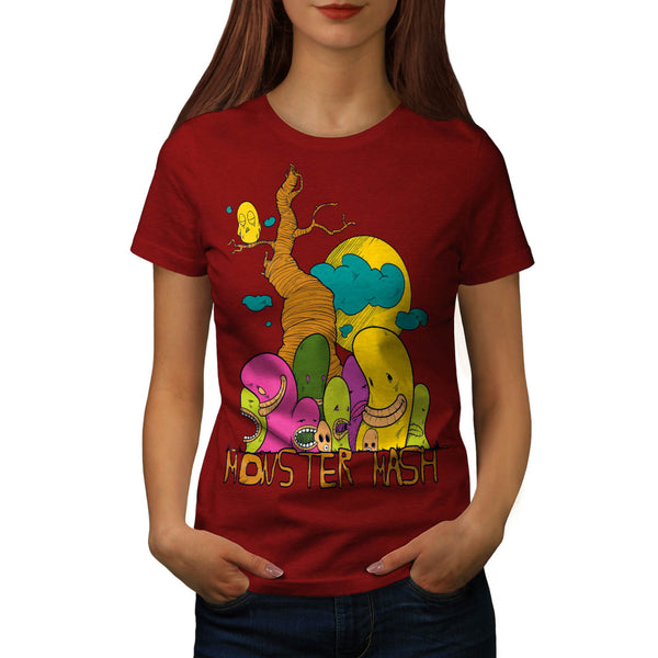 Monster Mash World Womens T-Shirt