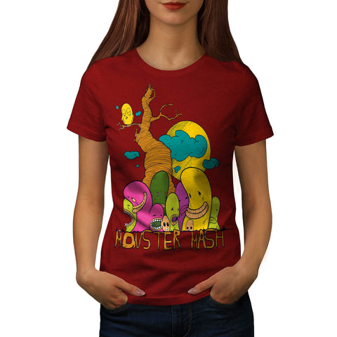 Monster Mash World Womens T-Shirt