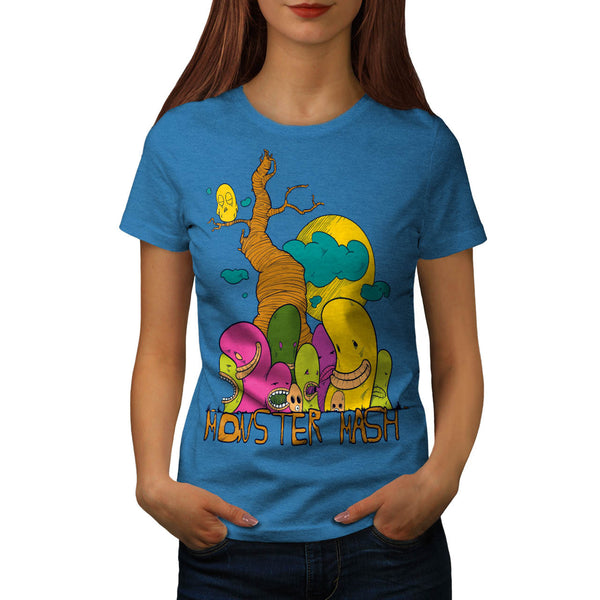 Monster Mash World Womens T-Shirt