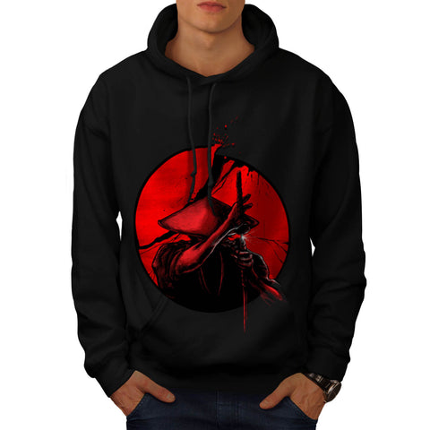 Japanese Warrior Mens Hoodie