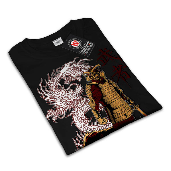 Japan Dragon Wolf Womens T-Shirt