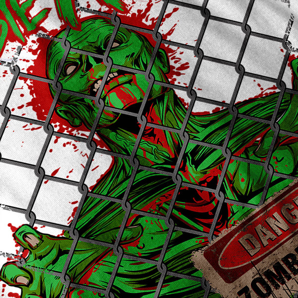 Danger Zombie Area Womens T-Shirt