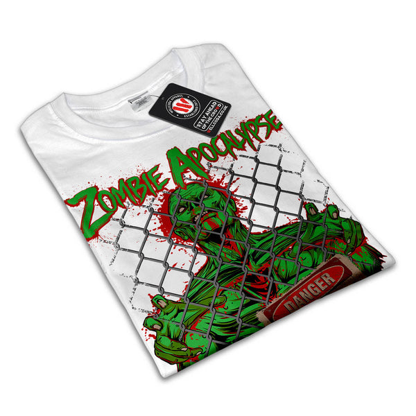 Danger Zombie Area Womens T-Shirt