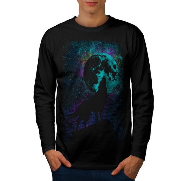 Howling Wolf Pack Mens Long Sleeve T-Shirt