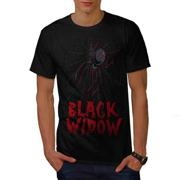 Black Widow Spider Mens T-Shirt