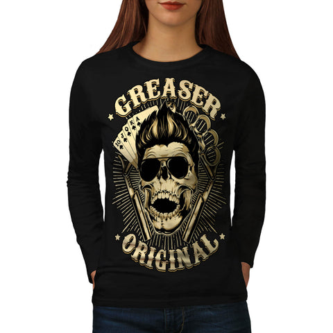 Grease Original Card Womens Long Sleeve T-Shirt
