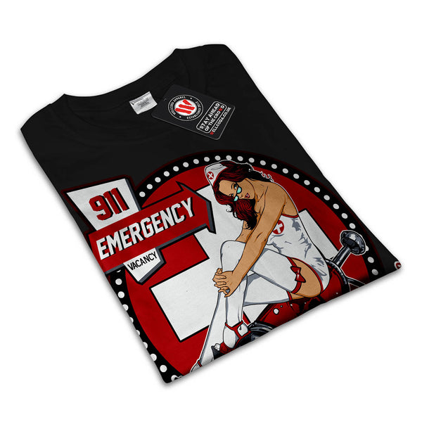 Sexy Nurse Emergency Womens T-Shirt