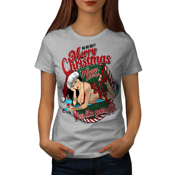 Merry Xmas Beauty Womens T-Shirt
