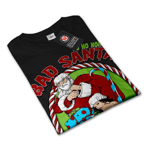 Bad Santa Happy Xmas Womens Long Sleeve T-Shirt